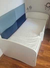 Łóżko dziecięce 144x80 z materacem 140x70