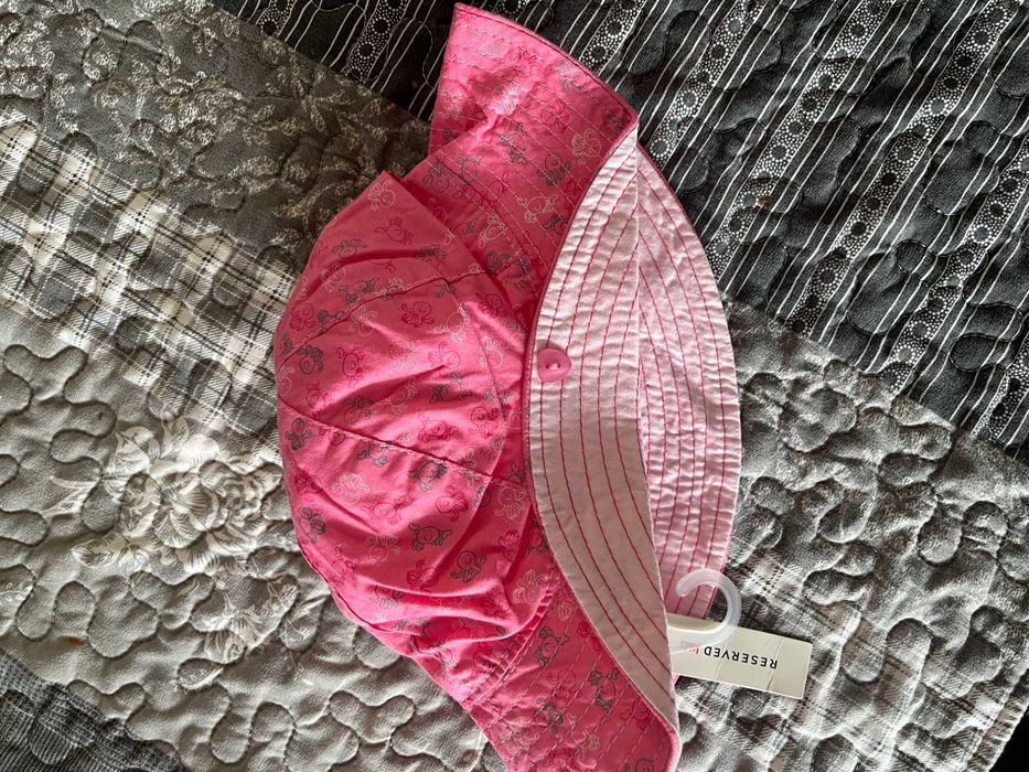 Kapelusz niemowlęcy dla dziewczynki  Reserved kids  3-6 m-cy  różowy