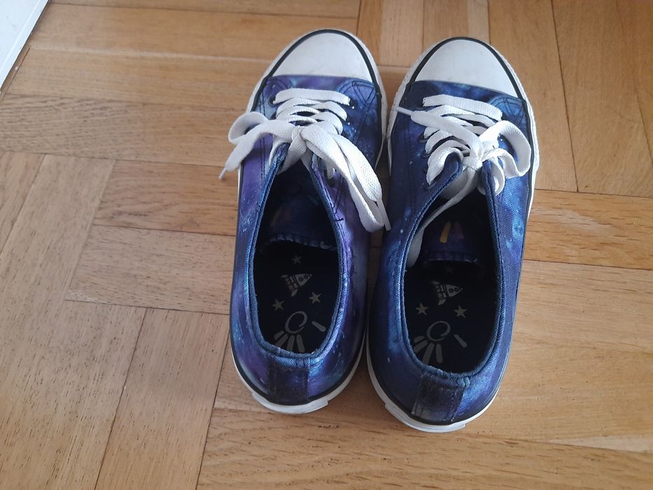 Trampki granatowo fioletowe roz. 36
