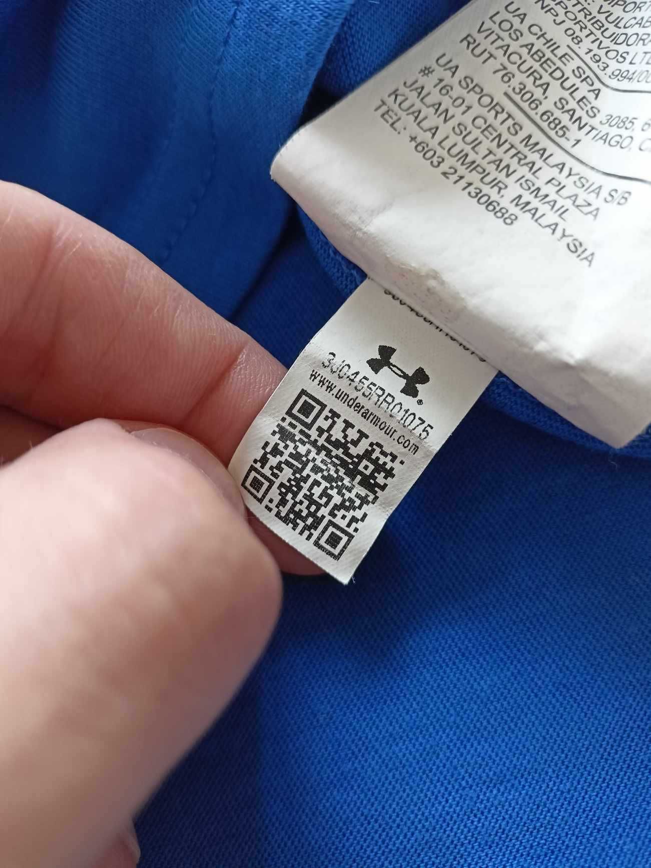 Męski t-shirt/koszulka Under Armour niebieski, rozmiar M (na oko M/L)