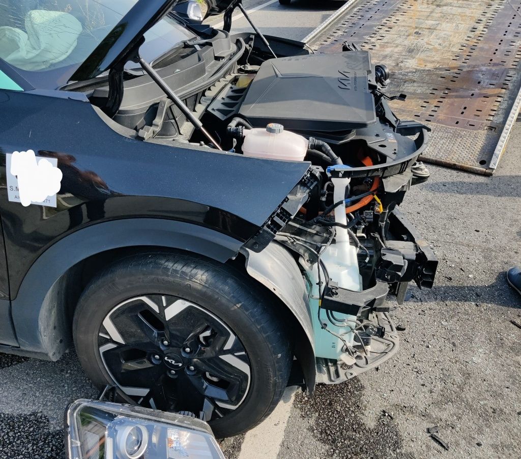 Kia e-niro acidentado