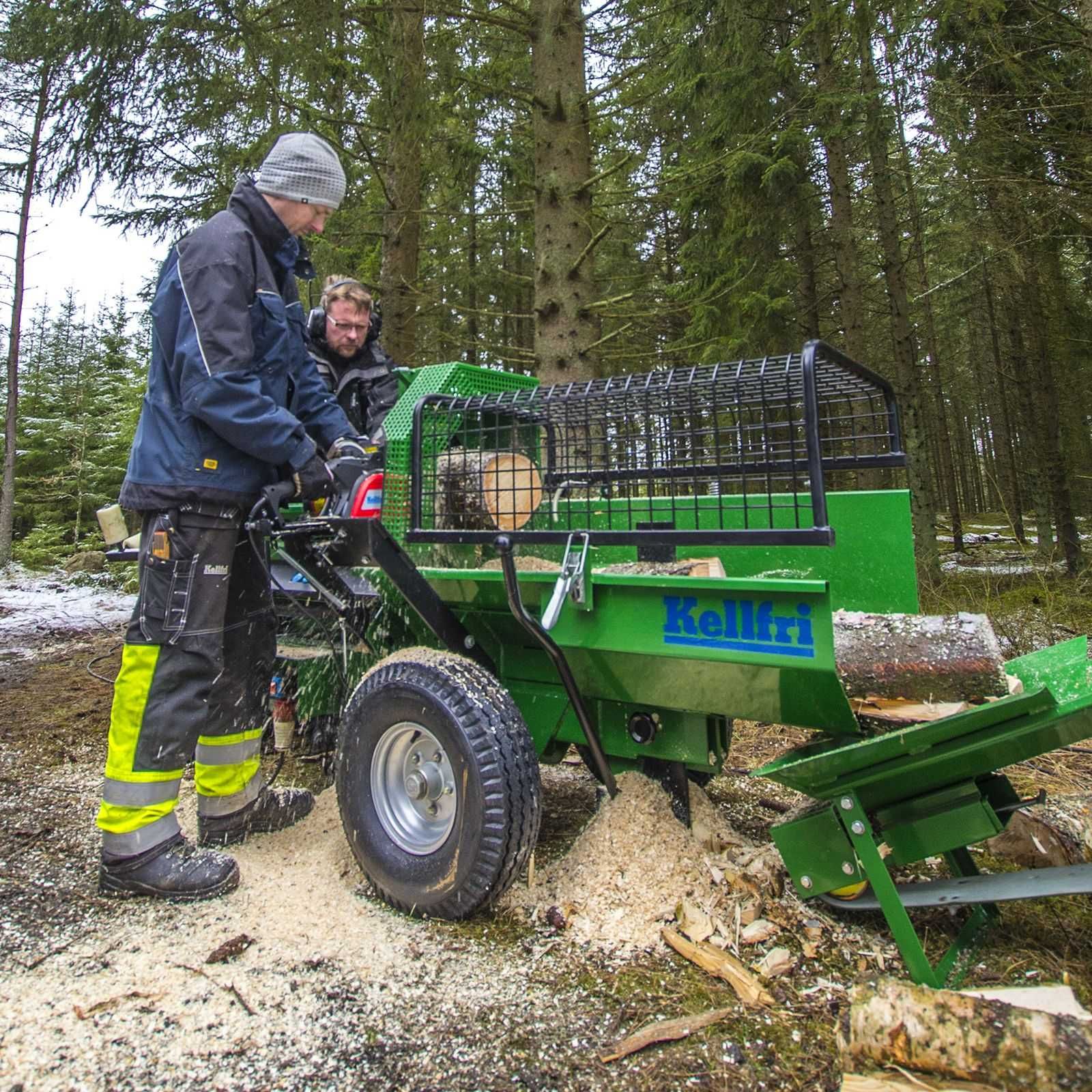 Piła Kombajn do drewna opałowego, uparka Kellfri piła