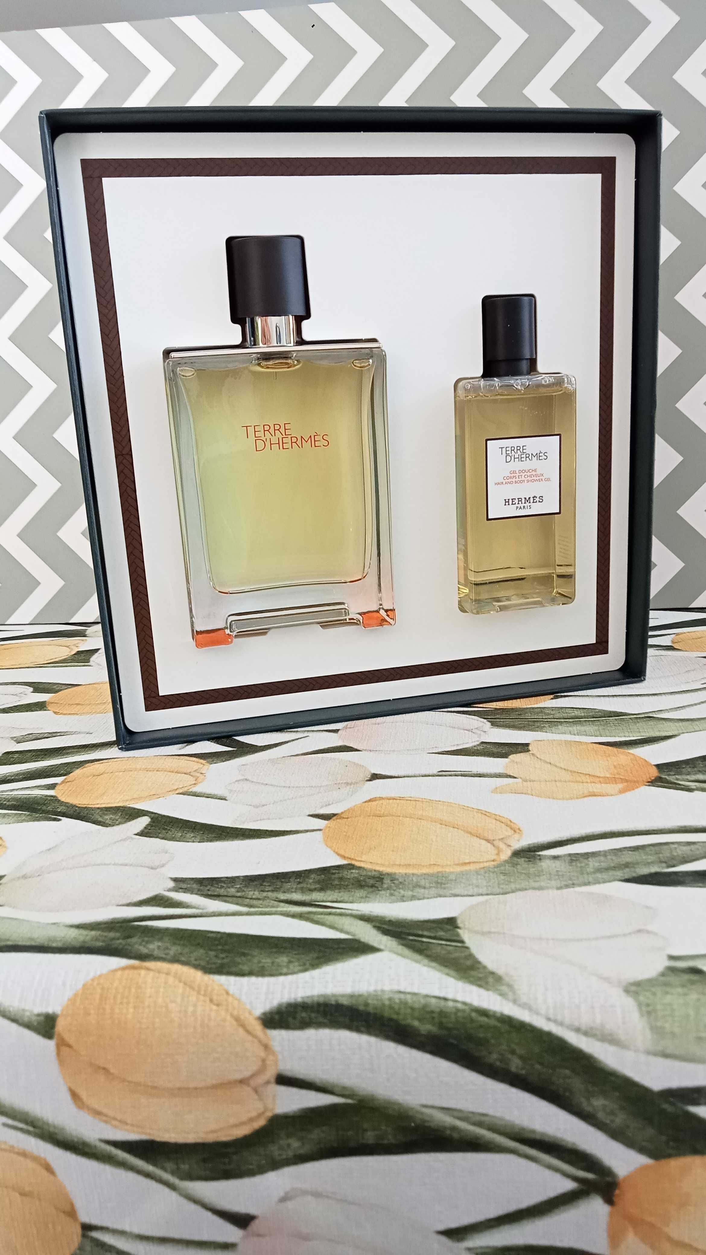 Hermes Terre D'Hermes zestaw edt 100ml + żel pod prysznic 80ml