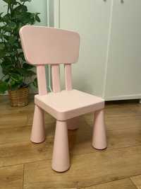 Krzesełko dziecięce, do wewnątrz/na zewnątrz/różowy