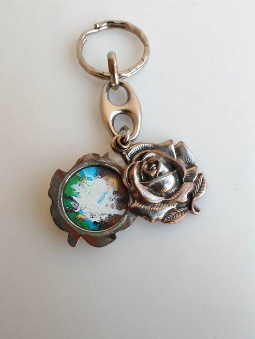 Breloczek róża wisiorek ze zdjęciem