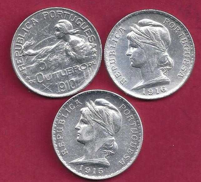 COLEÇÃO  Completa  Escudos de Prata 1910 a 1916