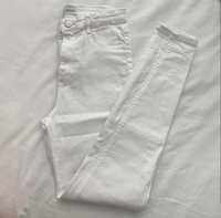 Белые джинсы zara skinny