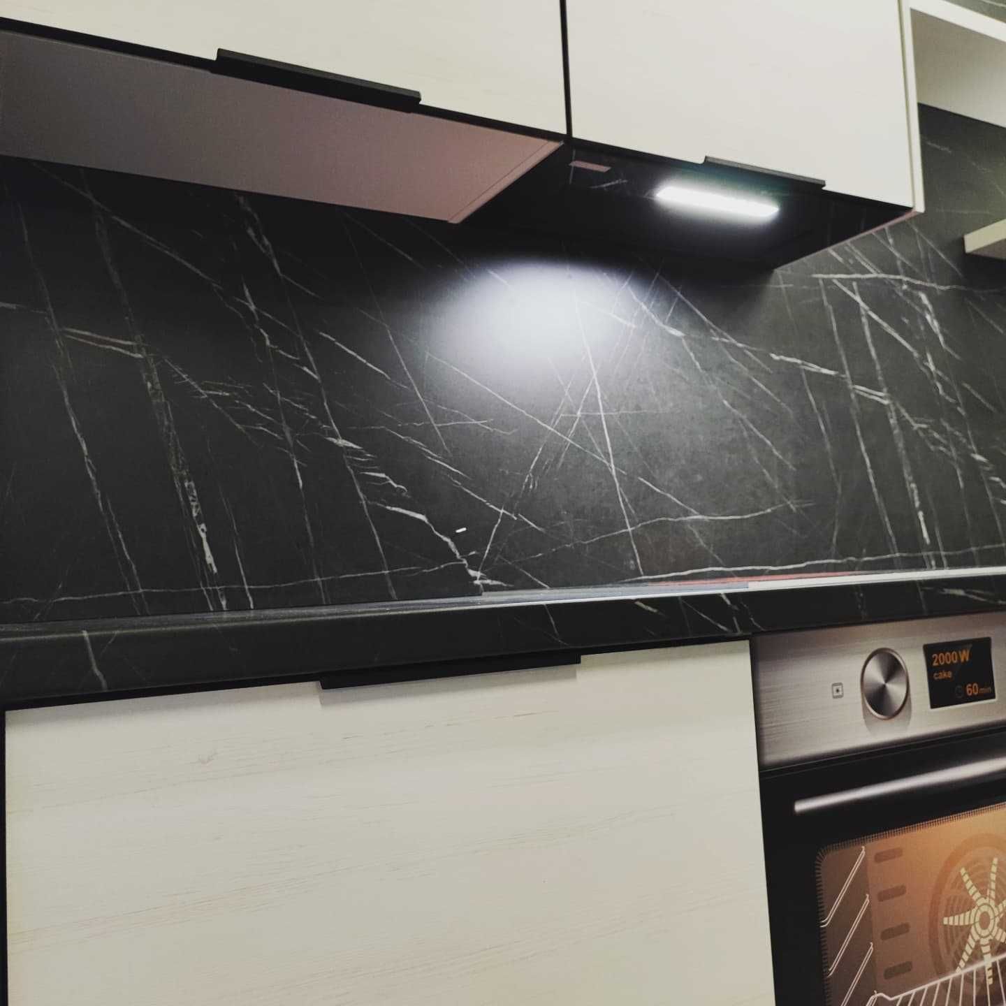 Piękna Kuchnia z Ekspozycji 264 cm Kolor Sosna Andersen/ Obrzeże Black