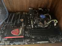 Z97 gaming 3 motherboard + i5-4690k + cooler intel