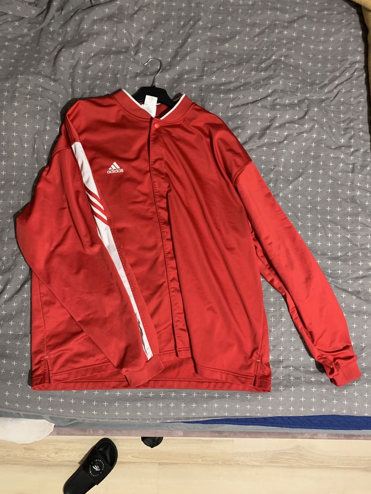 Bluza adidas czerwona