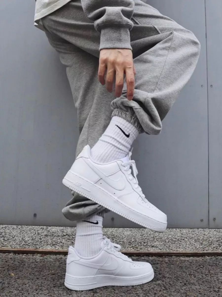 Skarpety Nike długie białe rozmiar 36-40 Zestaw 10 par