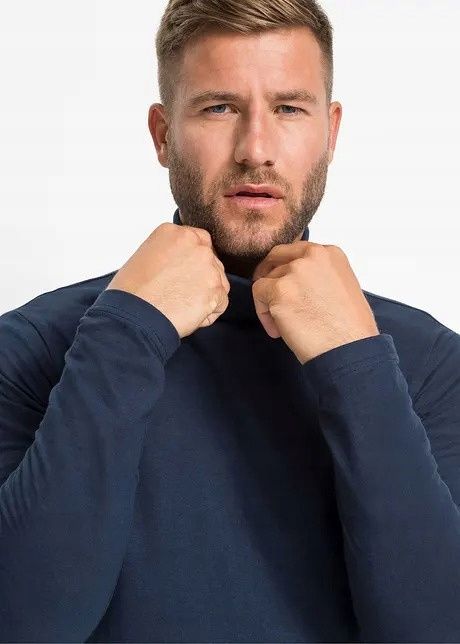B.P.C granatowy golf męski bawełniany r.XXL