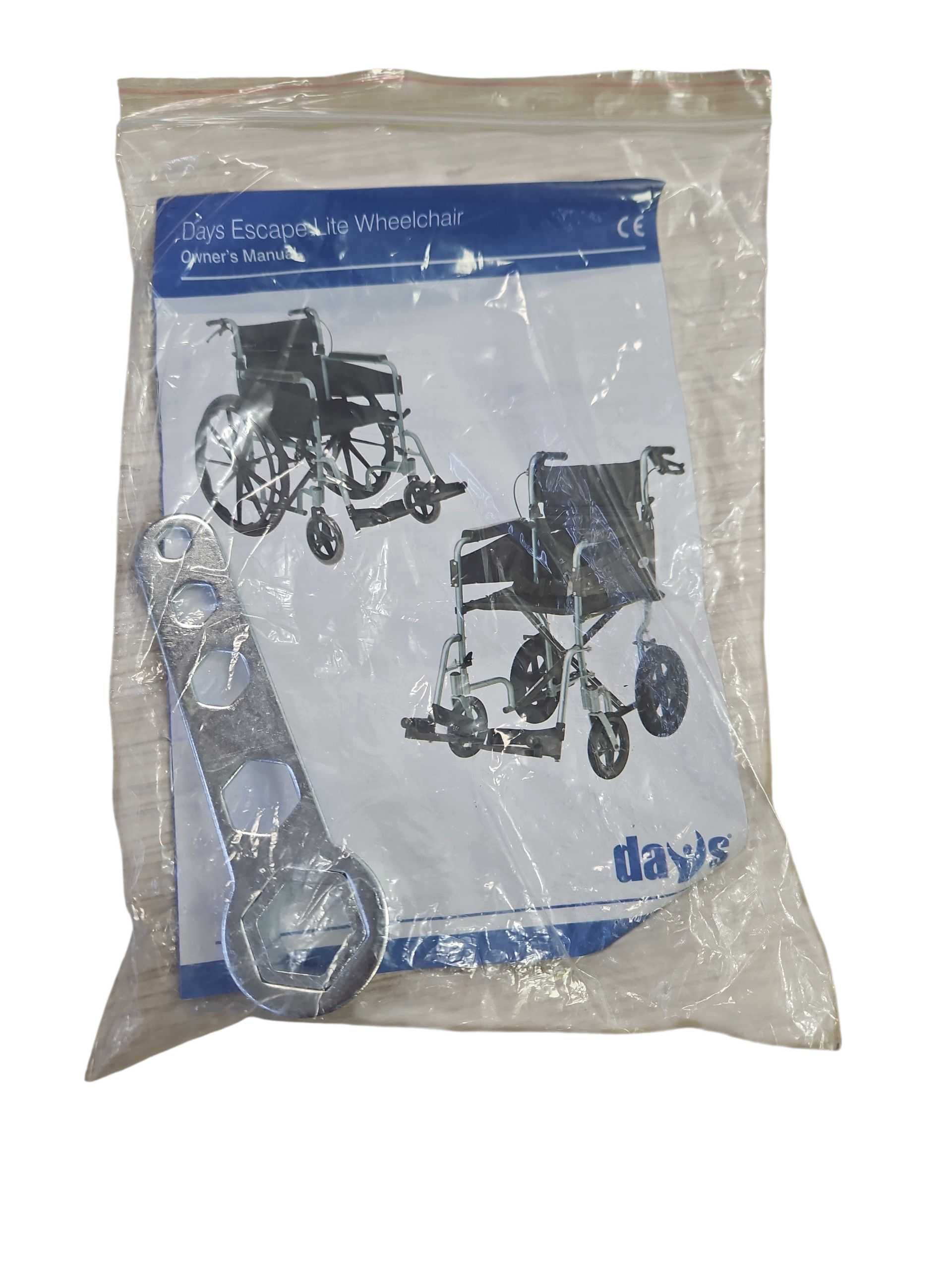 Wózek inwalidzki samobieżny aluminiowy   DAYS ESCAPE LITE