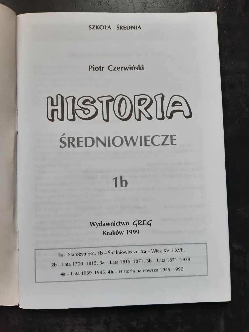 Historia średniowiecze - opracowanie dla szkoły średniej