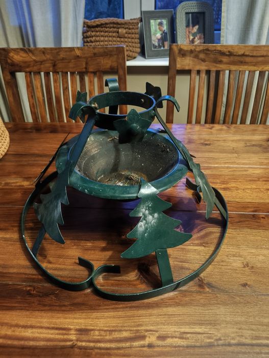 Stojak po choinkę piękny metalowy