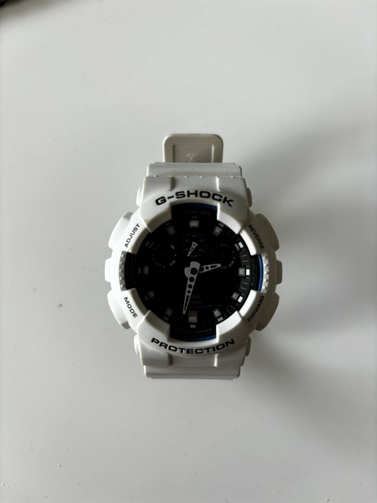 G-shock bialy GA-100B-7AER