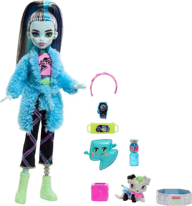 Монстер Хай Френки Штейн Пижамна вечеринка Monster High Frankie Stein