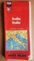 Mapa de estradas de Italia