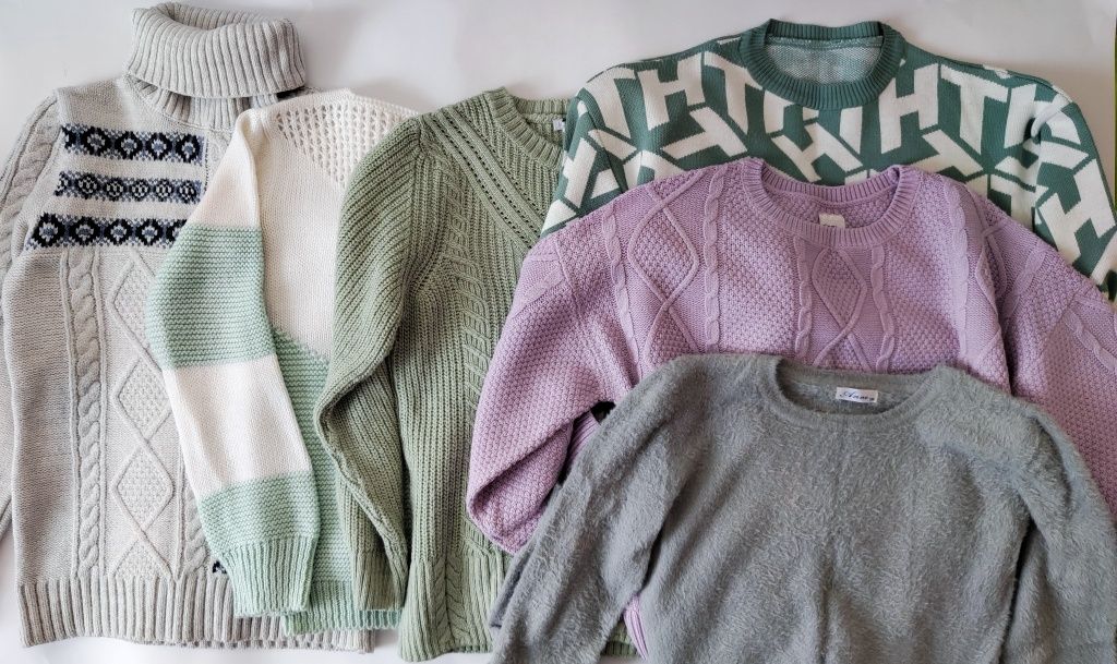 Розпродаж актуальних теплих світшотів светрів