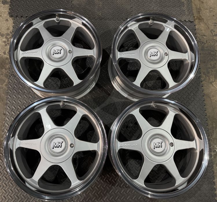 Alufelgi MK Motorsport 4x100 7,5j 16" po renowacji wysylka E30 Golf vw