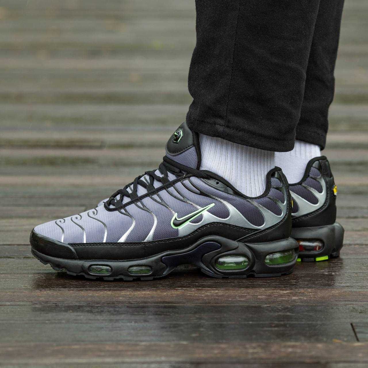 (БЕЗ ПЕРЕДОПЛАТИ)Nike Air Max Plus найк аір макс плюс TN тн сірі чорні