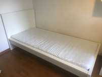 Łóżko Malm (IKEA) 90x200 + materac FDM
