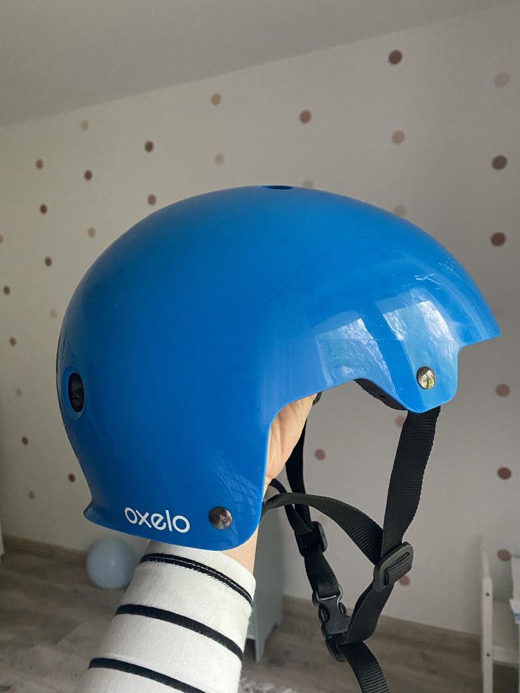 Kask dzieciecy niebieski Oxelo