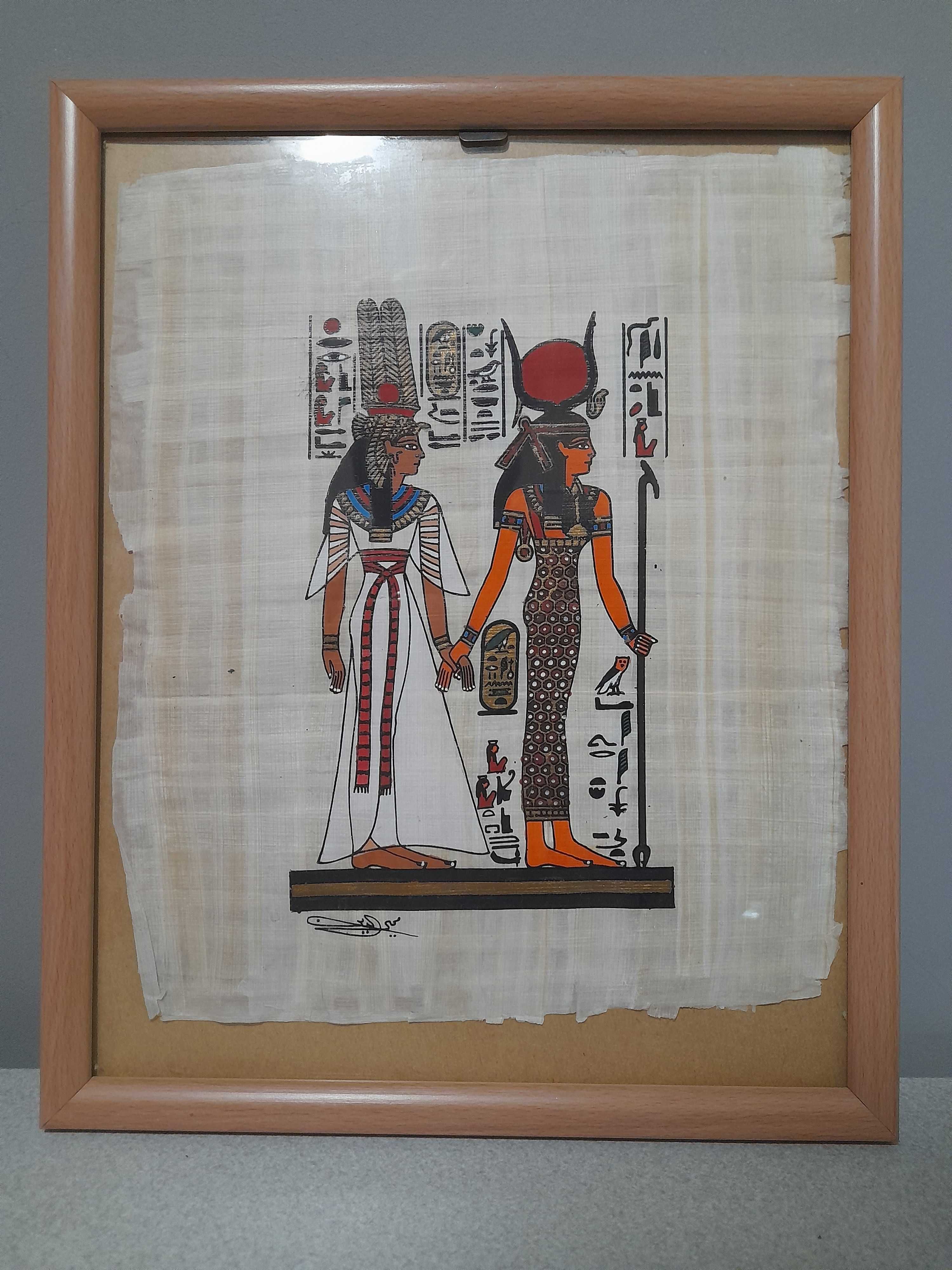Картина на папирусе.