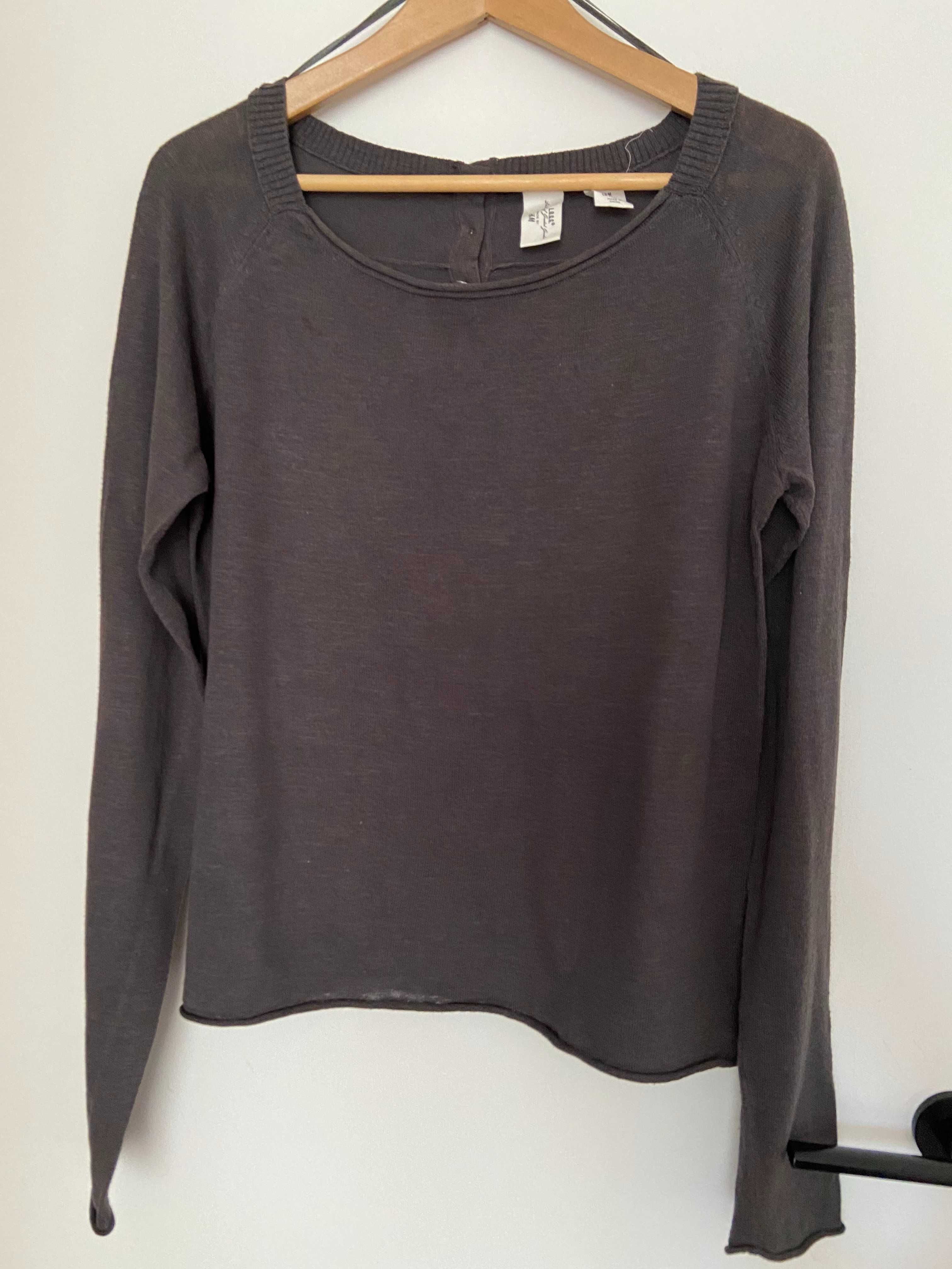 H&M Logg cienki sweter oversize rozm M