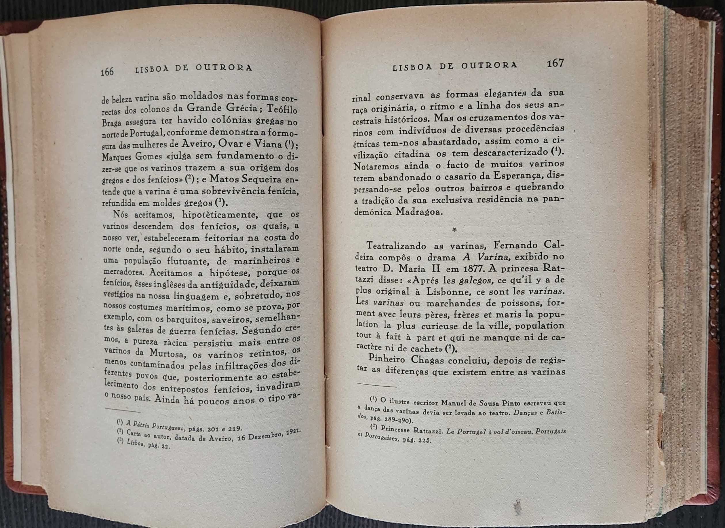 João Pinto de Carvalho (Tinop)- Lisboa de Outrora [in 8º monovolume]
