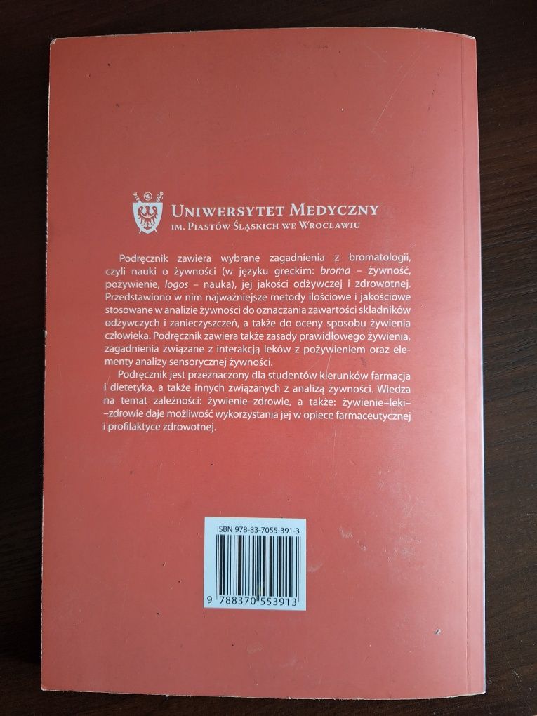 Żywienie człowiek i analiza żywności wybrane zagadnienia