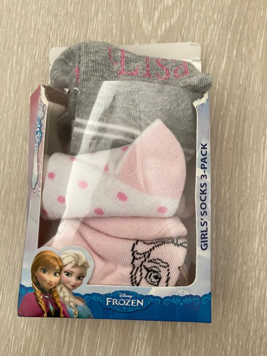 Skarpetki kraina lodu nowe 31/34 3 pary