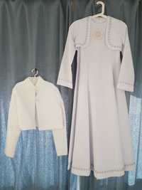 sukienka komunijna rozmiar 152 z dodatkami