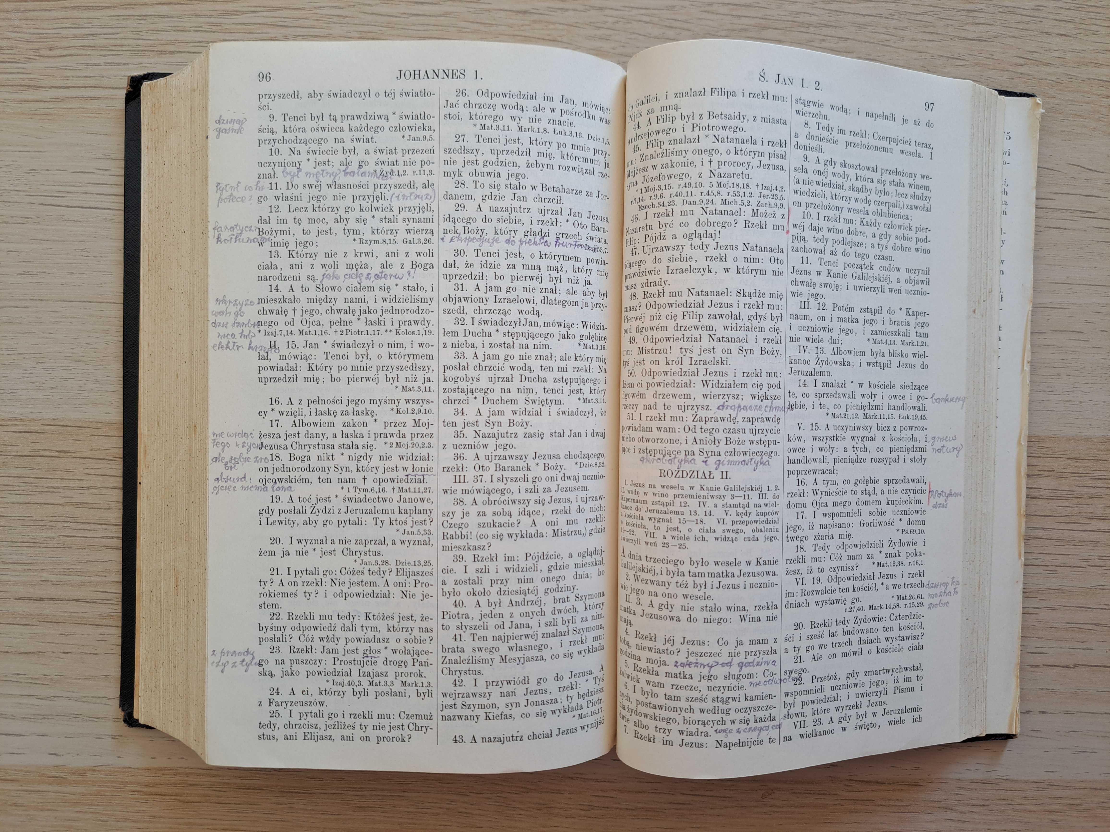 1931 rok. Biblja Święta to jest całe Pismo Święte. Mapy