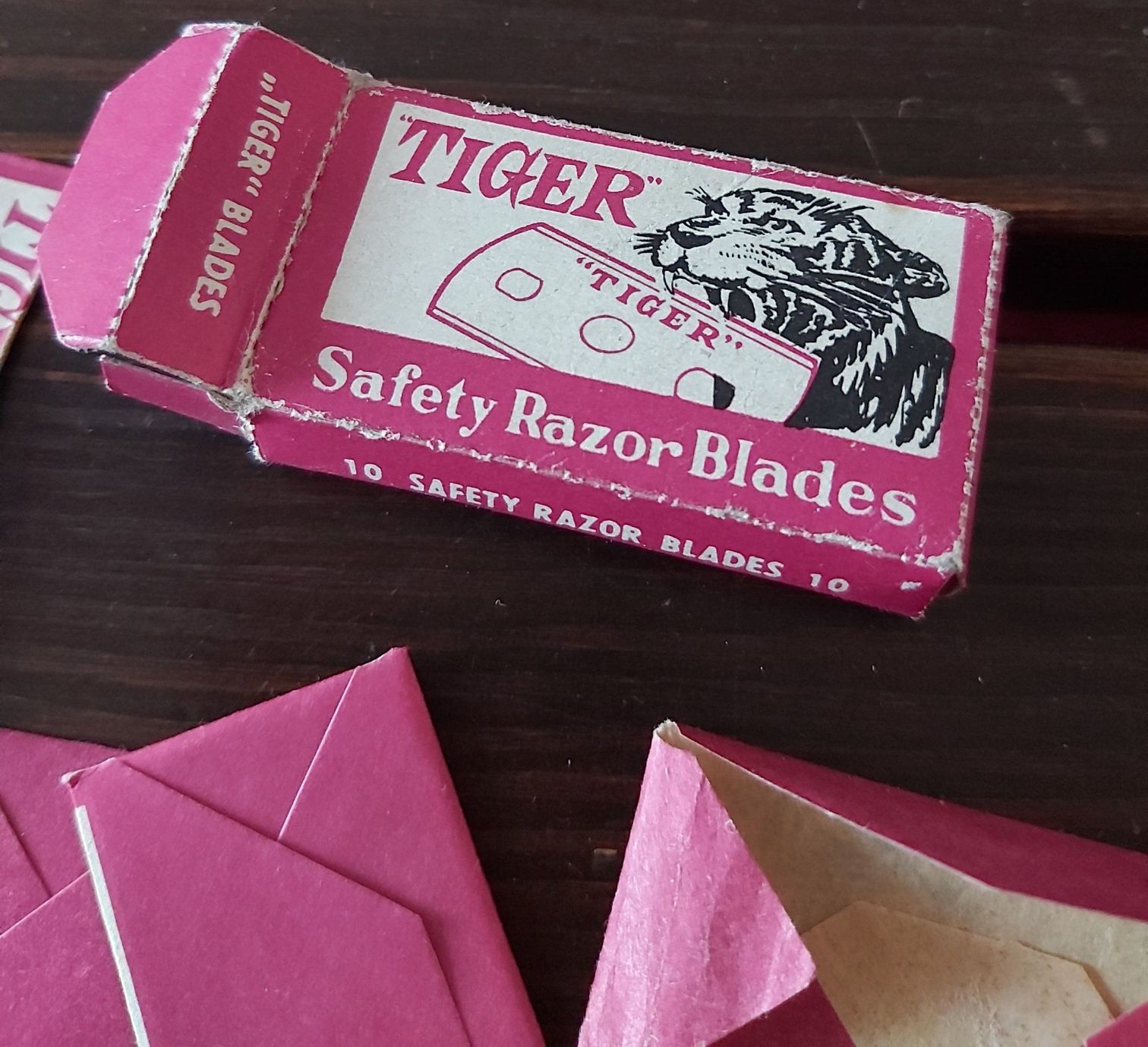Żyletki "Tiger" Razor Blades PRL