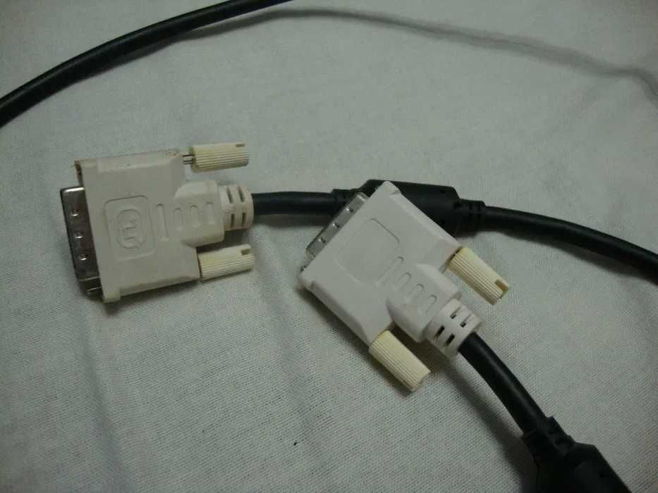 Długi 2m KABEL Przewód kabelek do monitora DVI 18+1 DVI-D