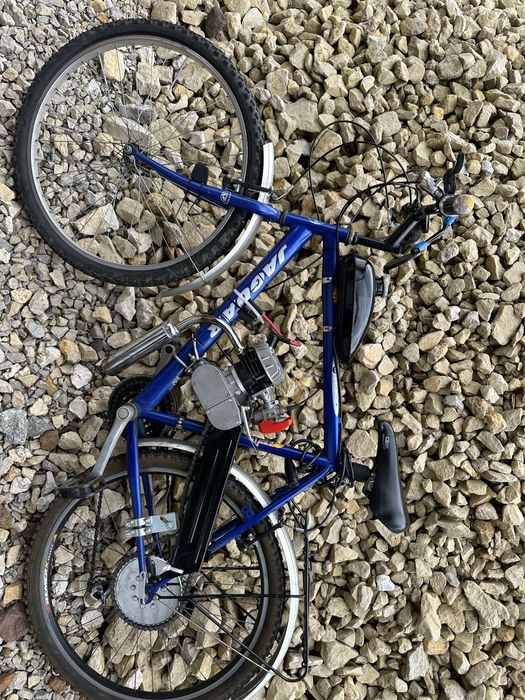 Rower z silnikem80cc opois