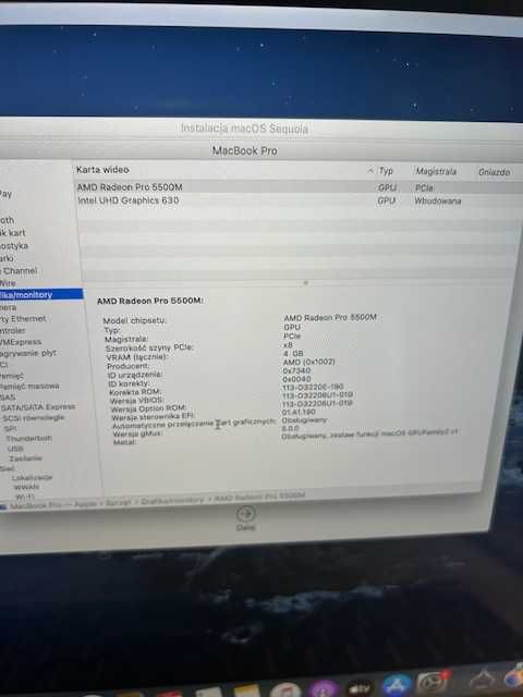 Mocny MacBook Pro 16 A2141 i9/16GB/1TB 2020r Szczecin Ufogames