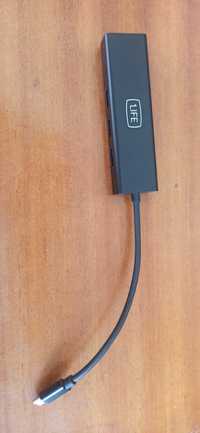 Hub 1Life USB:HUB 3 Type-C RJ45 Gigabit