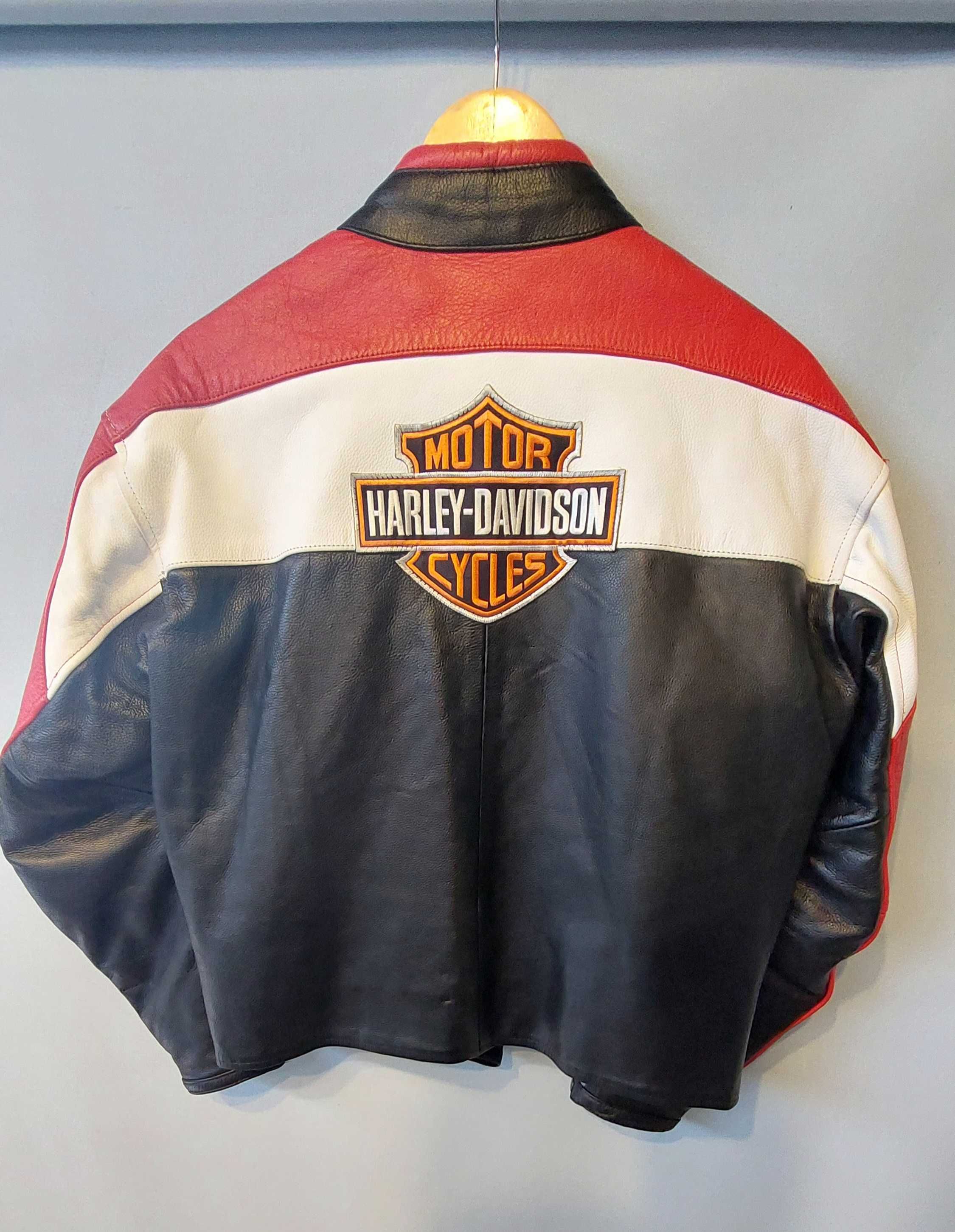 casaco em couro Harley Davidson