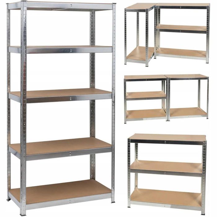 Металевий стелаж 180×90×40  для гаража, підвалу