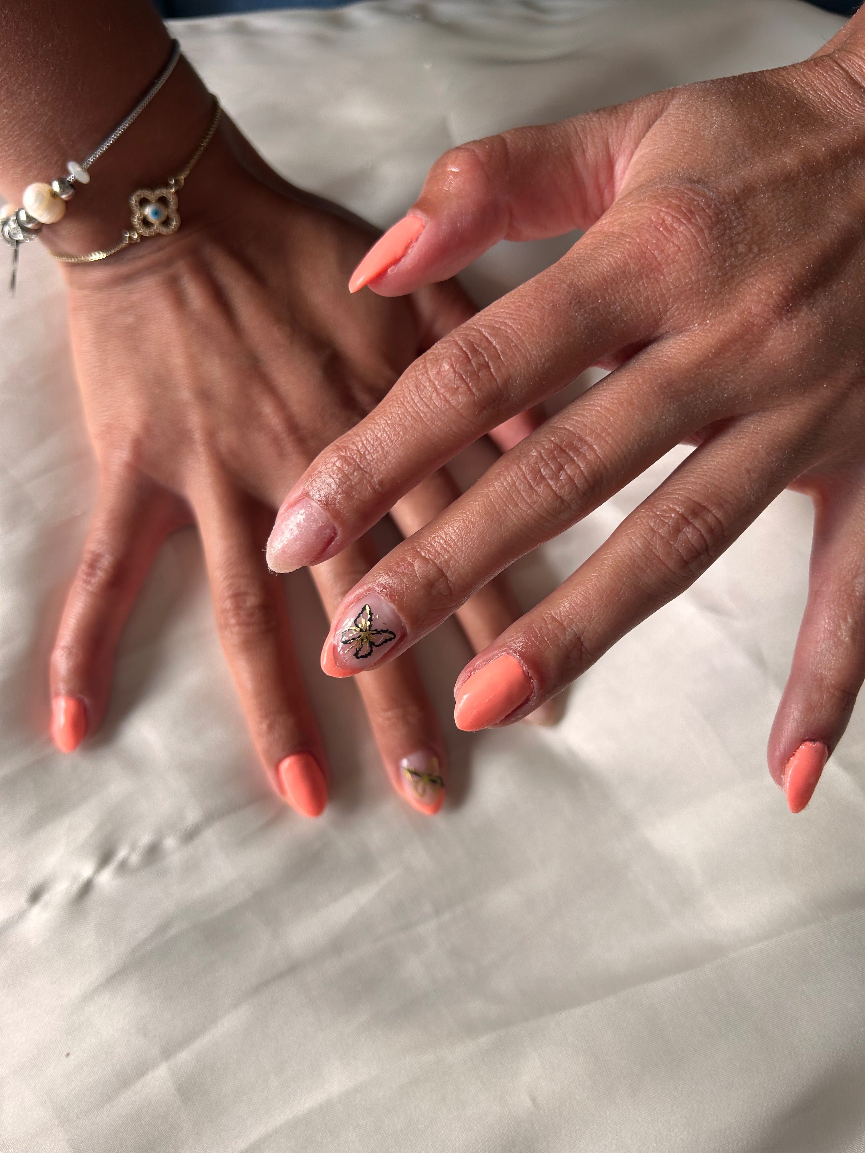 Unhas gel e verniz gel /domicilio