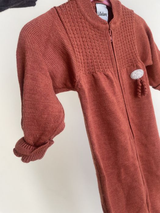 Kombinezon rampers lillelam 80 merino wełna