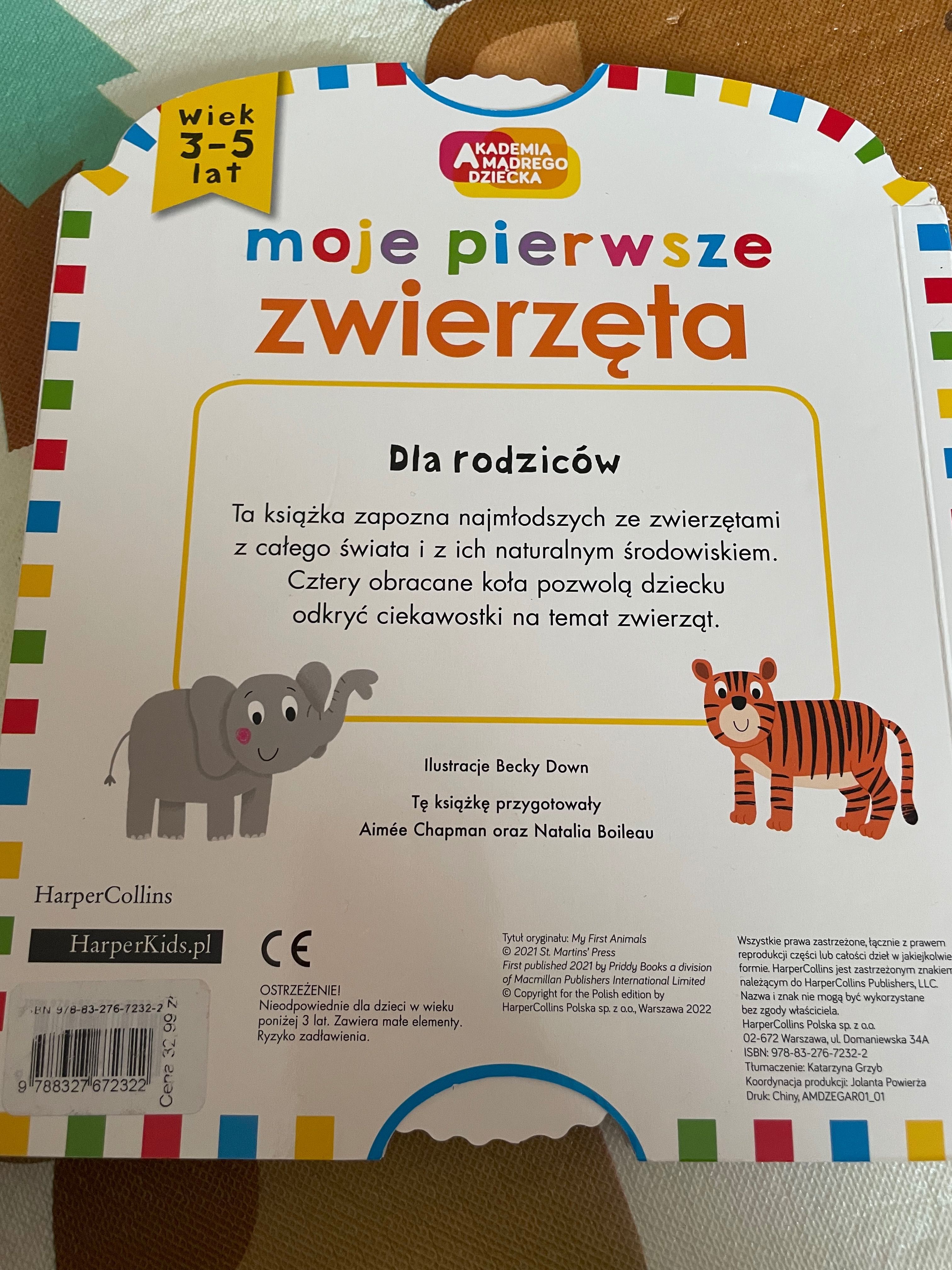 Moje pierwsze zwierzęta książka dla dzieci