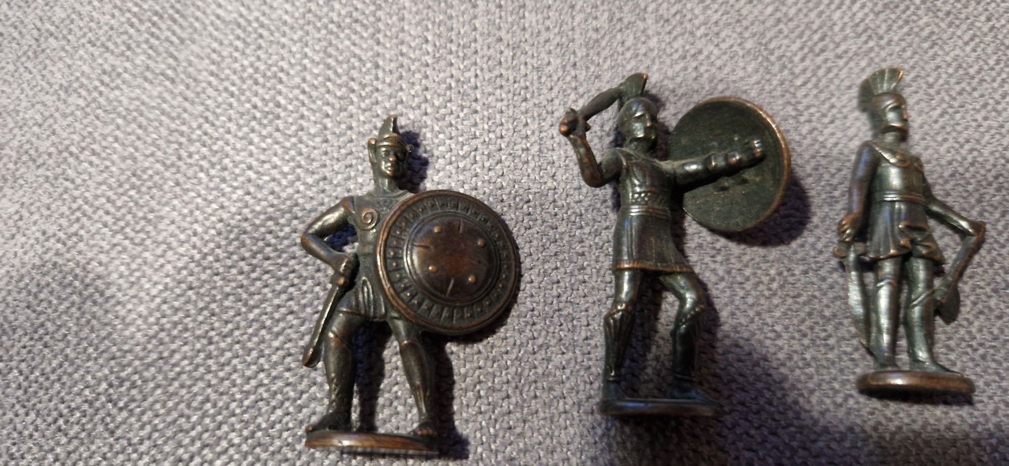 Grecy metalowe figurki z kinder niespodzianka