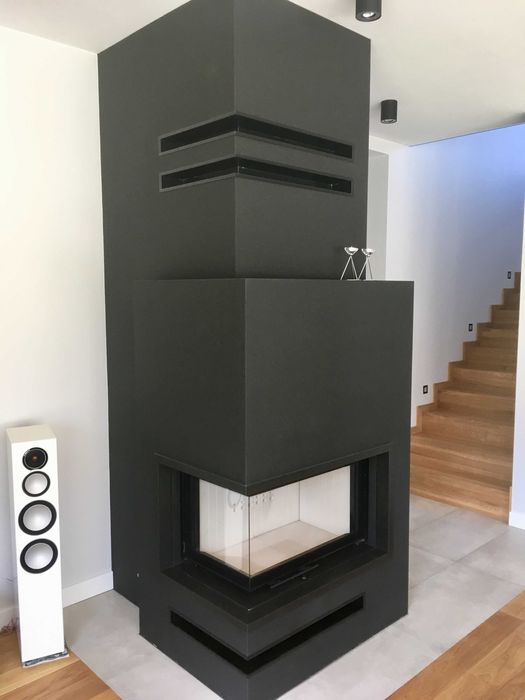 Kominek narożny z montażem Gwarancja Instalacja kominka Opoczno