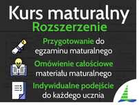 Korepetycje, Kurs maturalny z Matematyki  — matura Rozszerzona