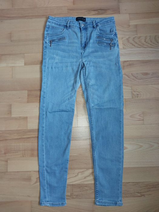 Jeansy spodnie Mohito 38 M dzinsowe damskie niebieskie