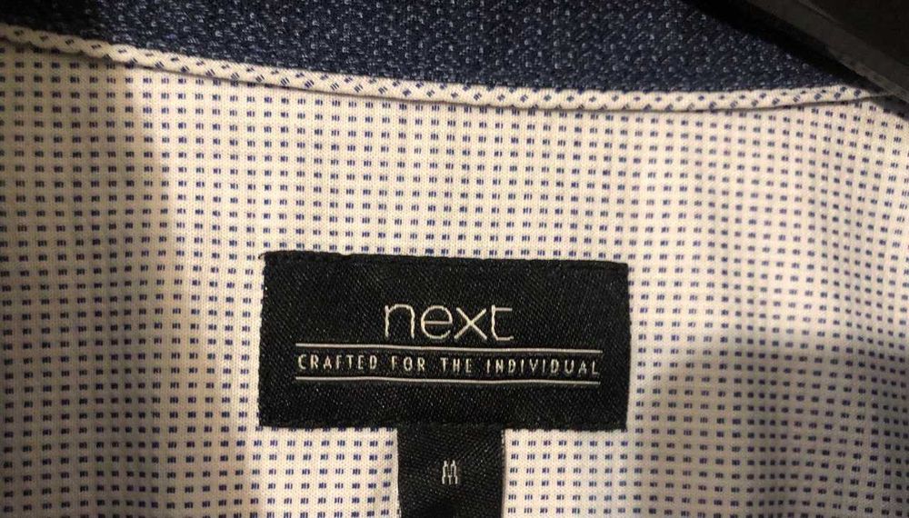 Чоловіча сорочка Next короткий рукав розмір М / мужская рубашка