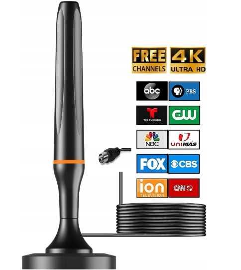 Antena wewnętrzna TV HDTV 4K 1080p